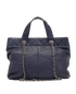 Trianon Tote, &pound;1,700, Handbags, Navy, Leather, Back view